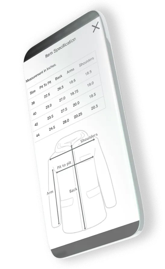 Custom Size Guides