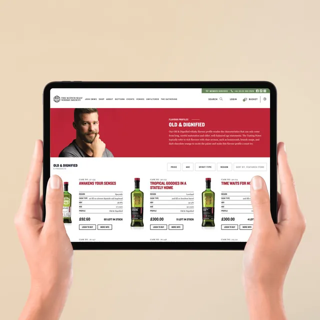 Scotch Malt Whisky Society eCommerce