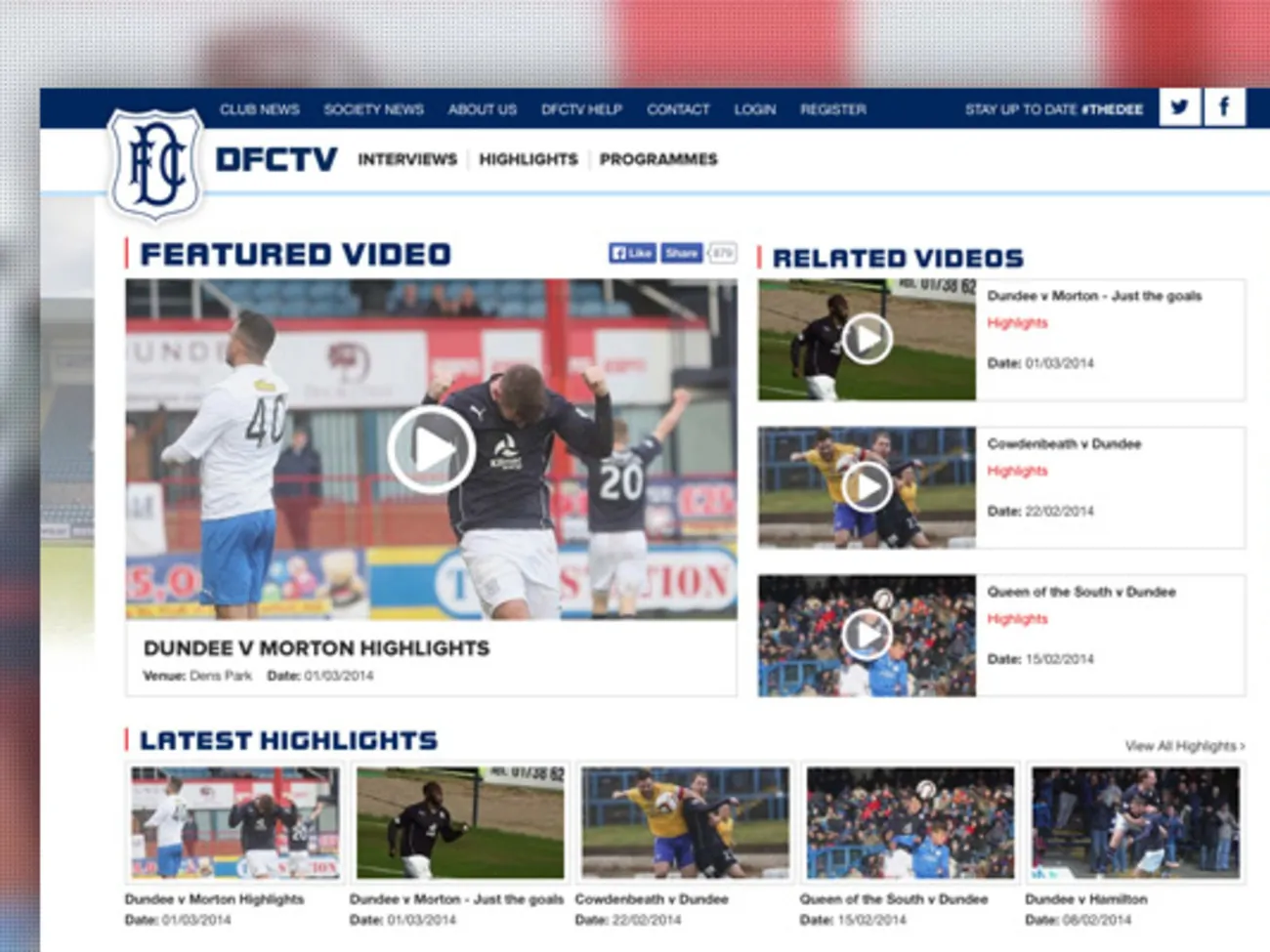 DFCTV website launch