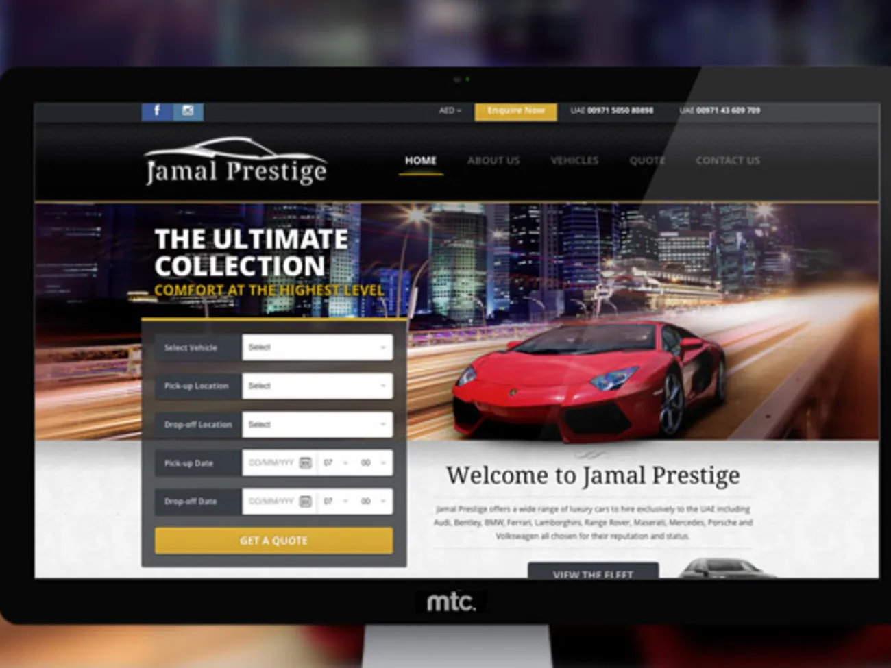 mtc drive Jamal Prestige forward in Dubai