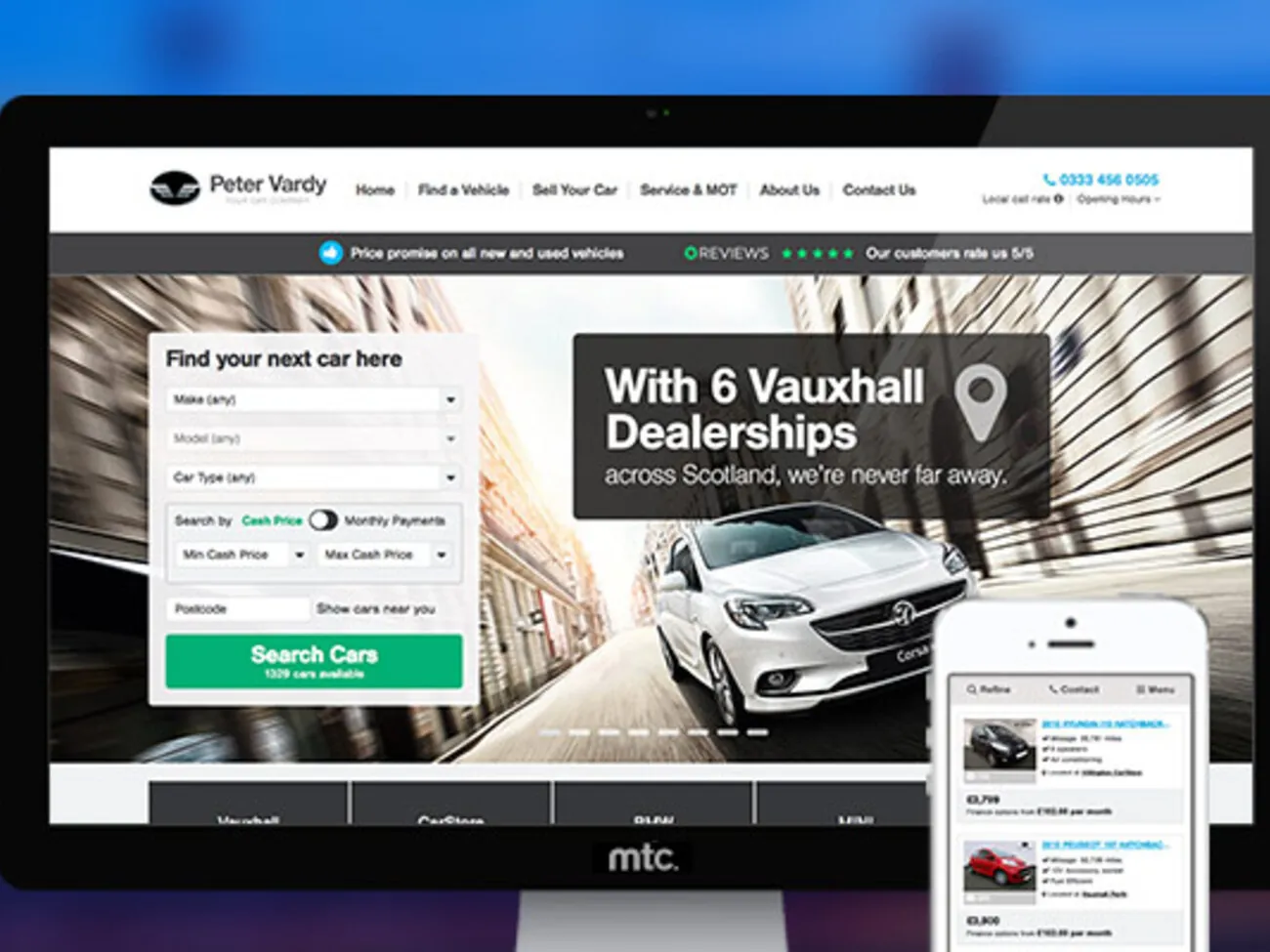 Peter Vardy on the Road to Online Success with mtc.