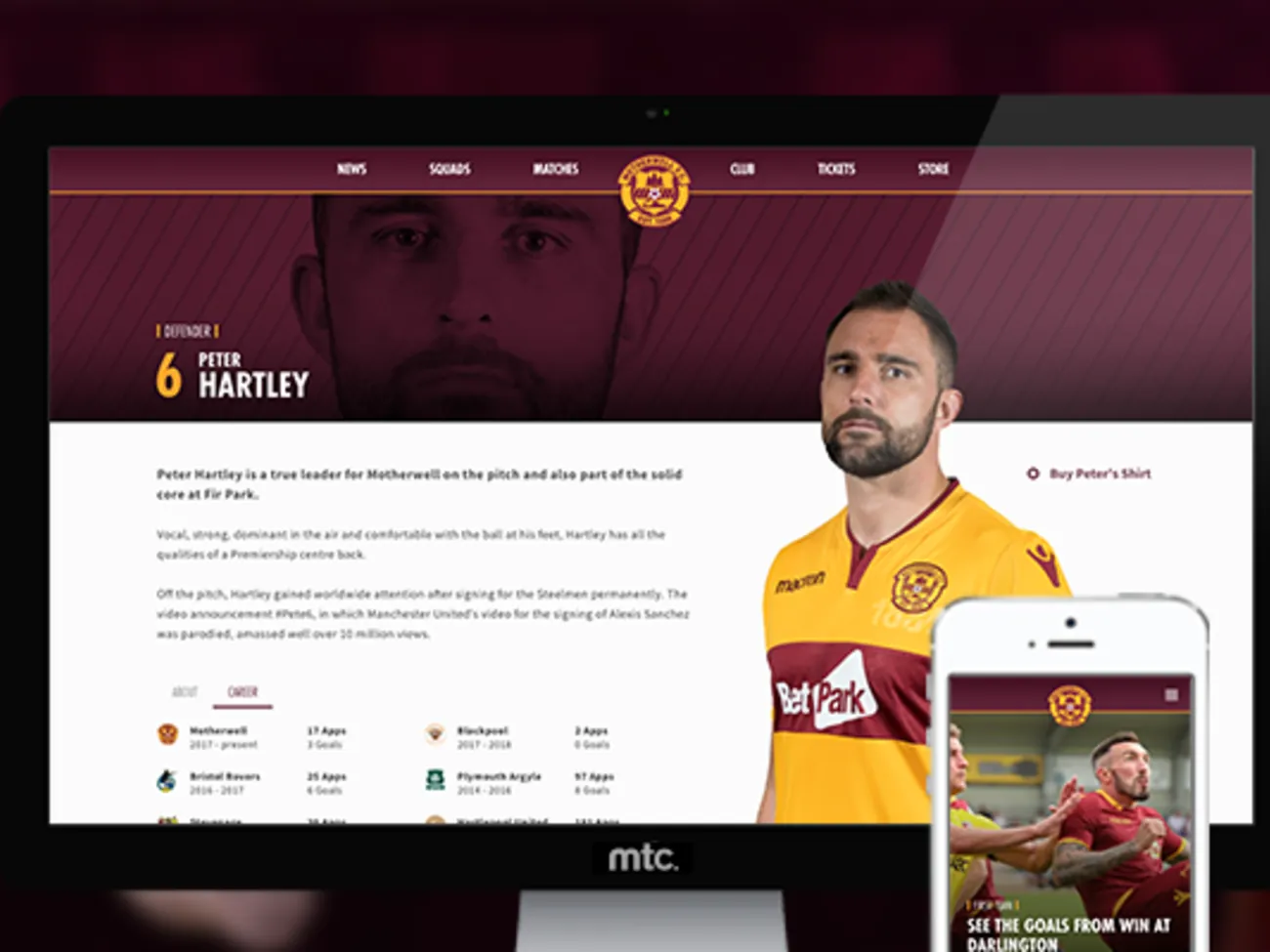 mtc hit the back of the net with Motherwell FC launch