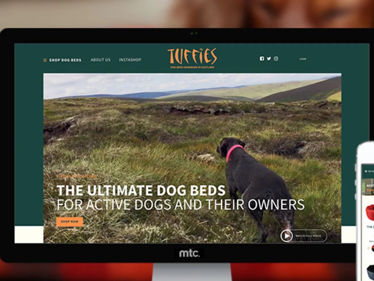 Tuffies Dog Beds eCommerce Website Launch