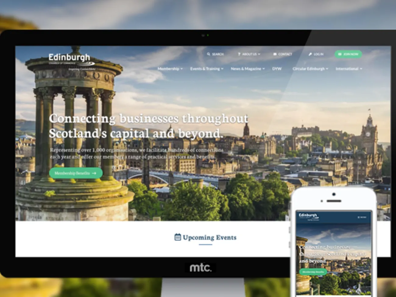 Edinburgh Chamber of Commerce Site Launch