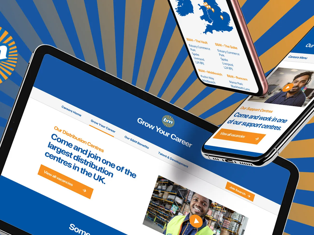 mtc launch new careers website for national retailer B&M Stores.