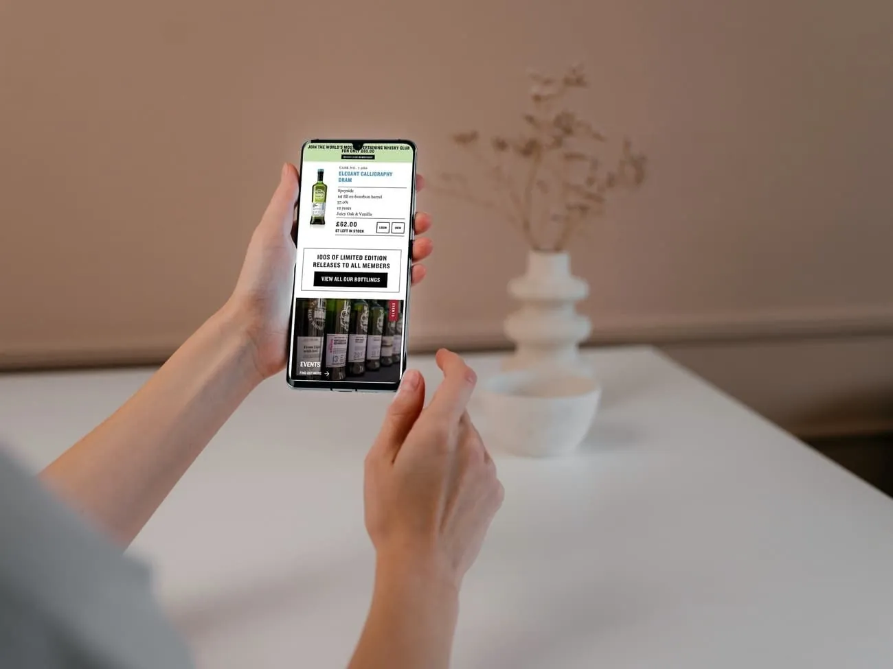 Scotch Malt Whisky Society eCommerce Launch