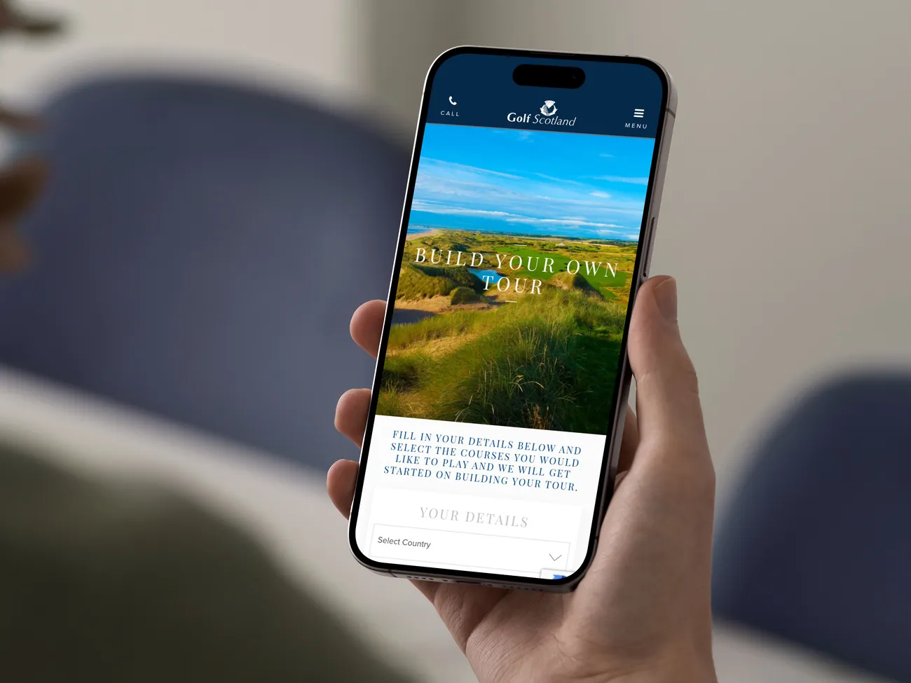 Golf Scotland, built by mtc.